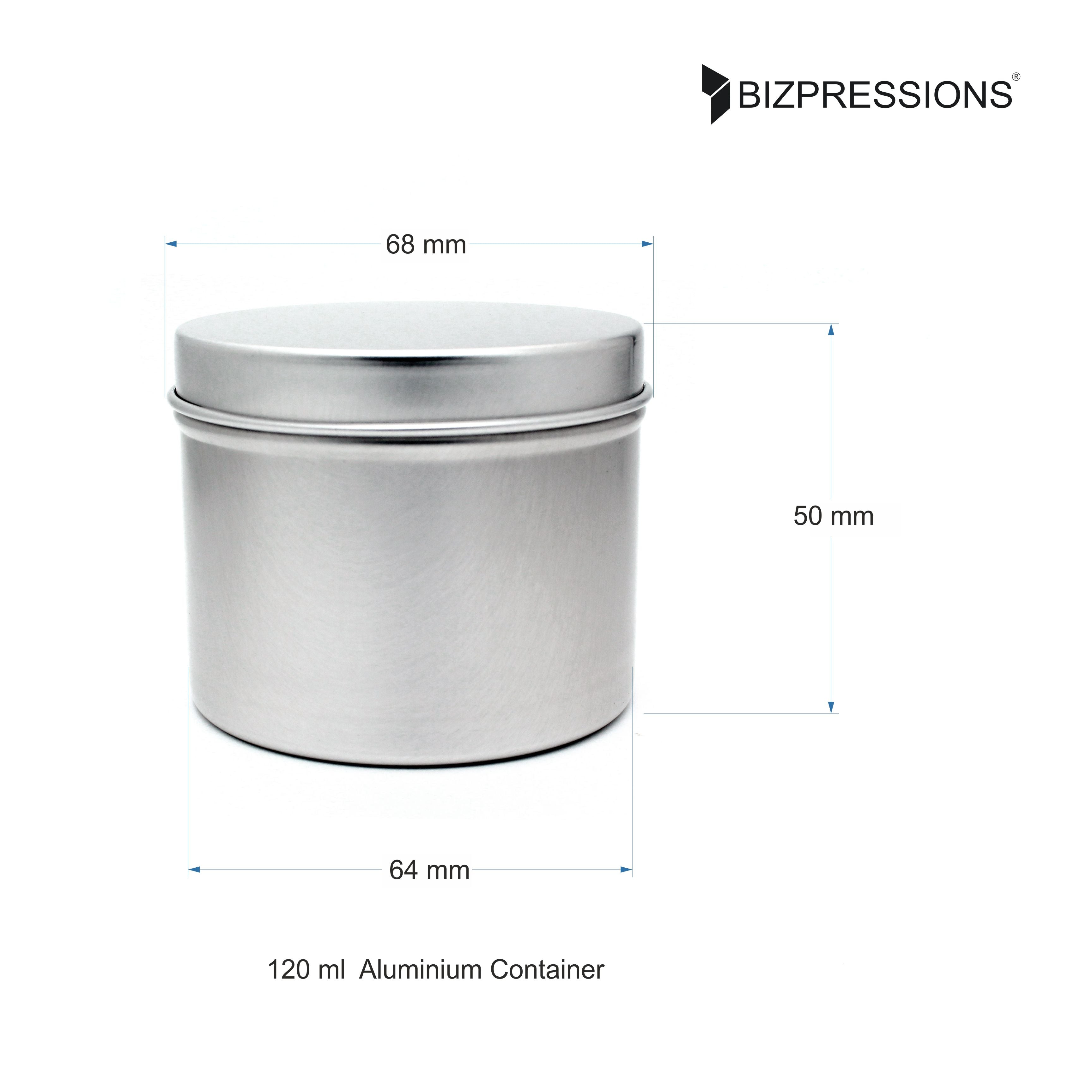 Aluminium Tin Containers - 120ml