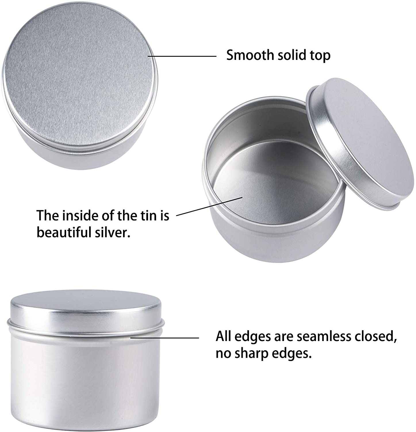 Aluminium Tin Containers - 120ml