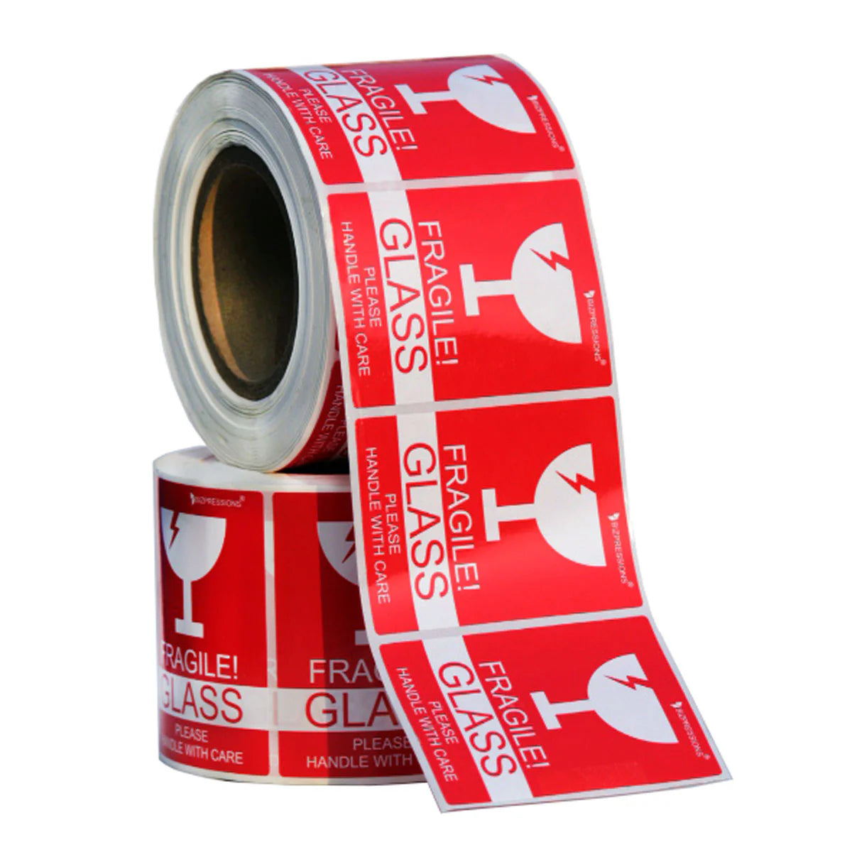 Fragile Handle With Care Self-Adhesive Sticker Roll (1000 Stickers)