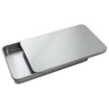 Metal Sliding Tray Type Tin Container