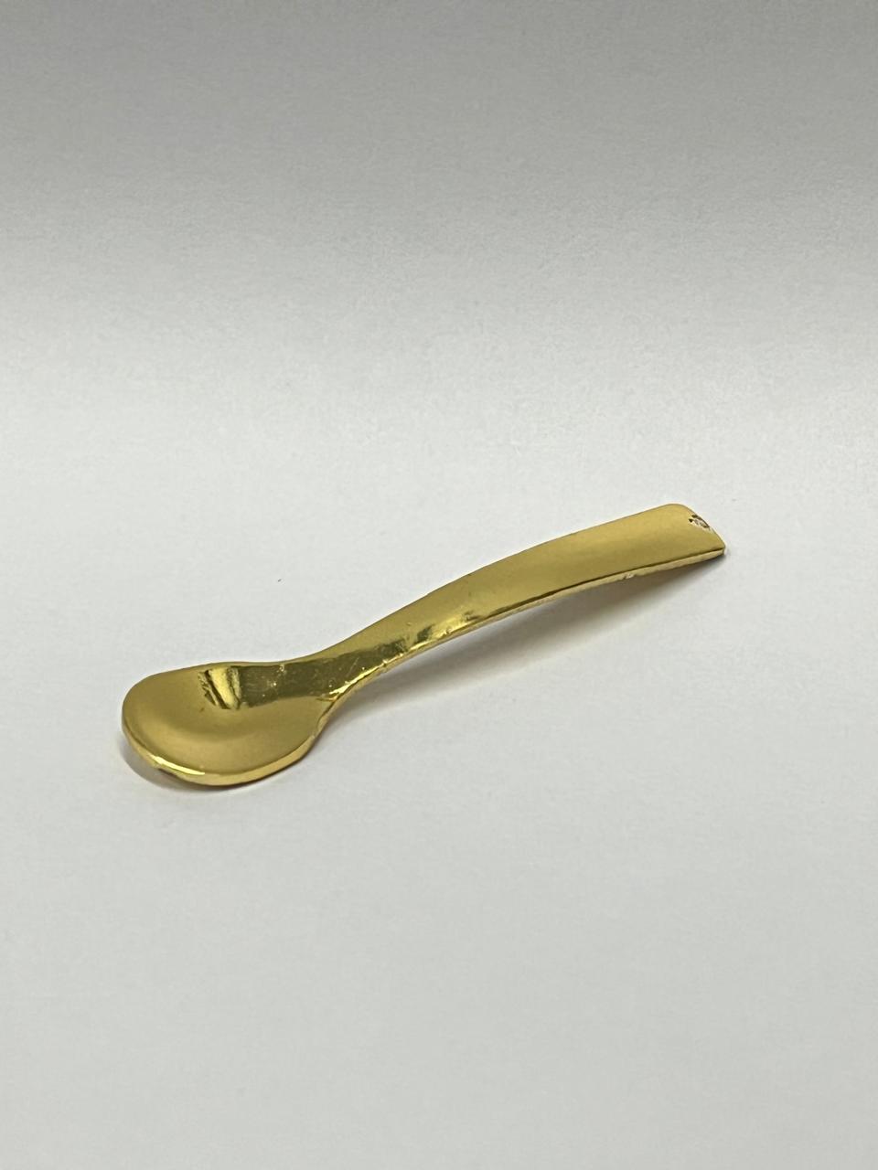 Shilajit Gold Plated Spoon - 63mm (Stainless Steel)