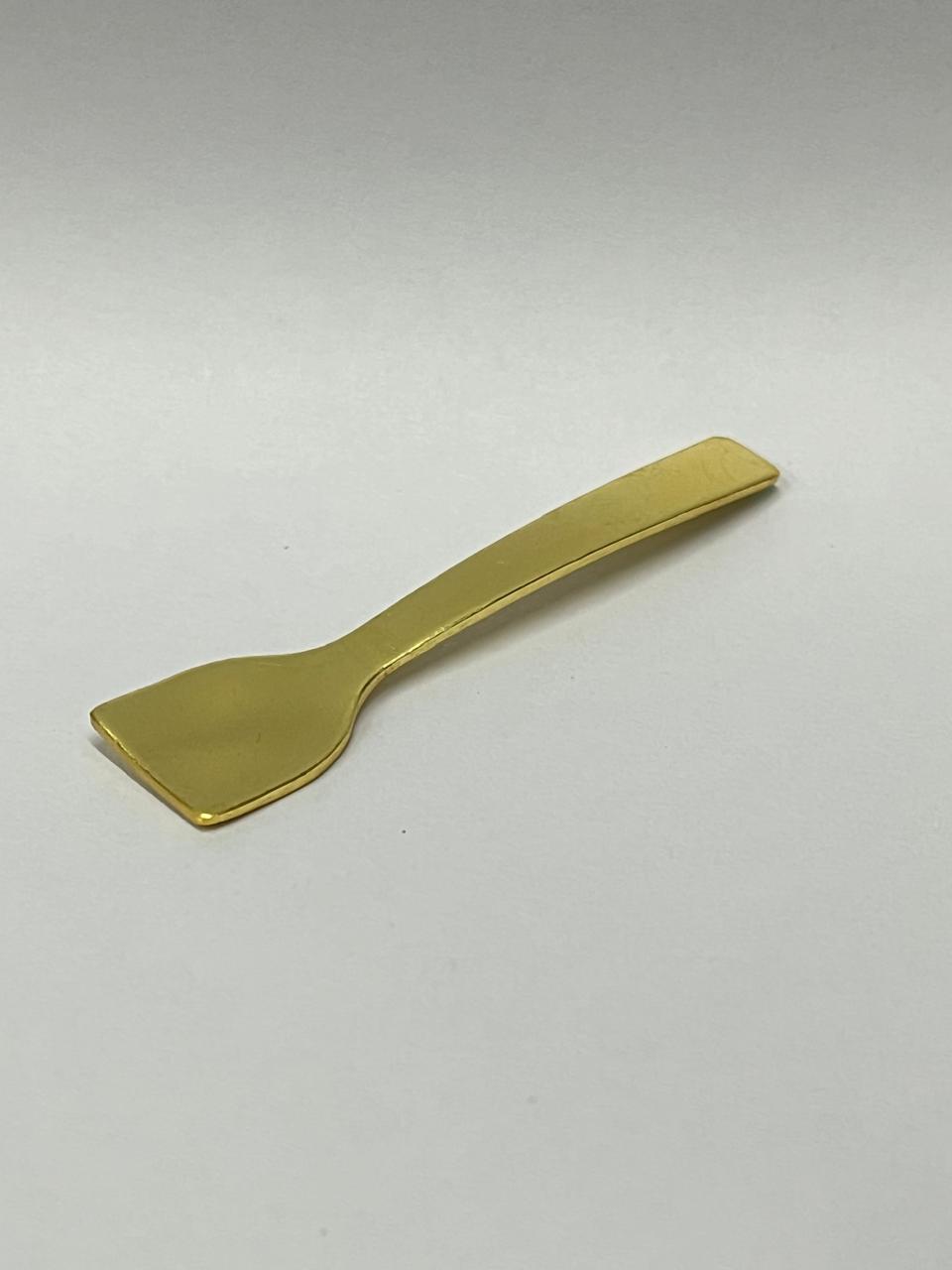 Shilajit Gold Plated Spoon - 63mm (Stainless Steel)