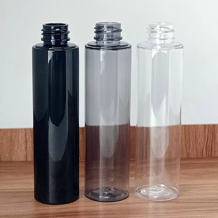 Flat Shoulder Round Pet Bottle with Mist Spray Pump