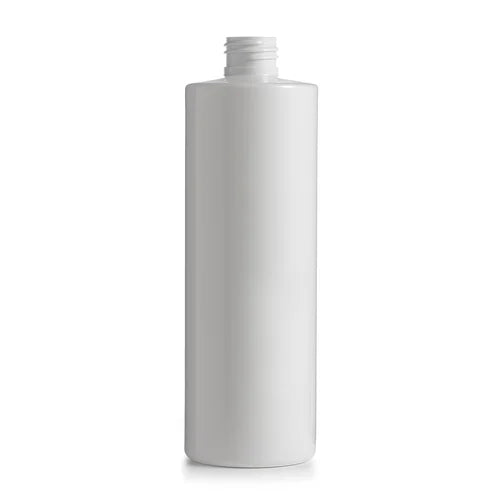 200ml Milky White Pet Cylinder Round Bottle - 24mm Neck Size without Cap